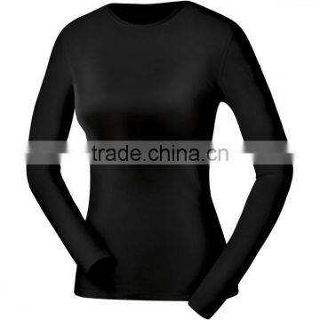 Wholesale high quality long sleeve t-shirt for woman