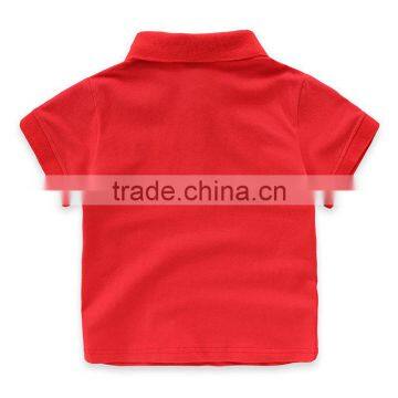 Wholesale Summer Short Sleeve Cotton Solid Polo For Baby Quality 100% Cotton Polo Shirt for Boys photo-2
