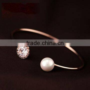 Zm53608a Fashoin Trendy Women Silver Stainless Bracelet Personalized Wrist Bangle Bracelet photo-2