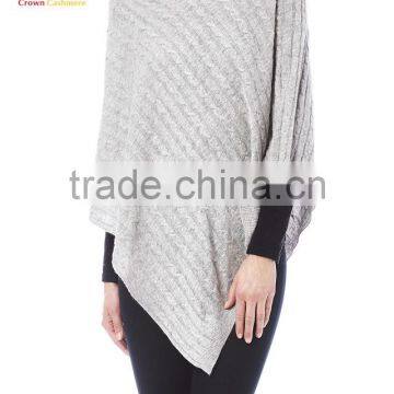 Classic Luxury Poncho Wool Poncho in Cashmere photo-4