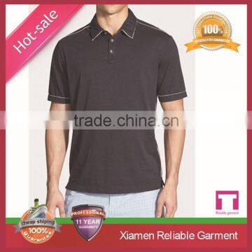 2016 OEM Popular Hot Sale Top Quality Custom Print Different Color Collar Polo Shirt