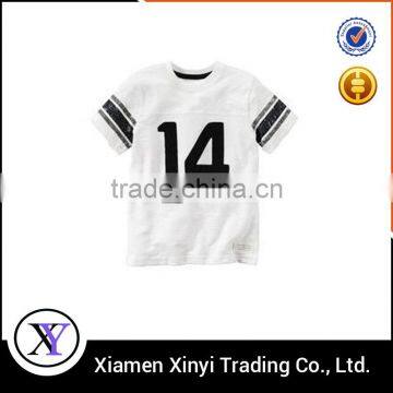 Hot sale summer white boys fashion t-shirt