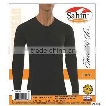 MEN COTTON RIB V NECK SLEEVELESS T SHIRT photo-2
