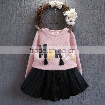 S15192A New Style Cotton Factory Price European Style Children Mini Skirts photo-2