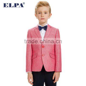 ELPA 2016 Fancy Kids Coat Pink Linen Boy Blazer for Wedding photo-2