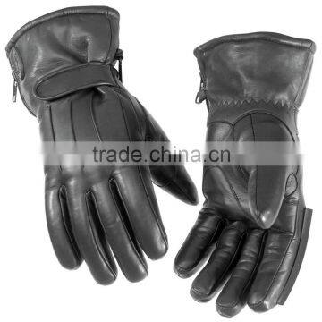 Women Motorbike Genuine Leather Gloves