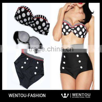 Wholesale High Waist Bikini Girls Swimwear photo-2