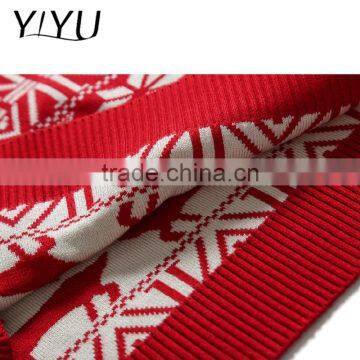 Custom Men Christmas Jumper Reindeer Long Sleeve Knitted Sweater photo-5