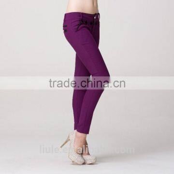 New Product Promotion Casual Tight 98 Cotton 2 Spandex Pants photo-6