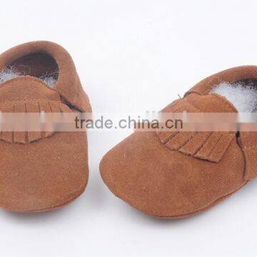 High Quality Suede Leather Moccains for Baby, Prewalk Leather Moccains photo-3