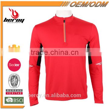 BEROY best reflective running sportswear tops for men, stylish winter running clothing