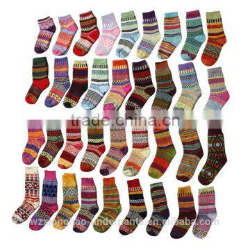 2016 China professionally OEM cute pattern cotton sock