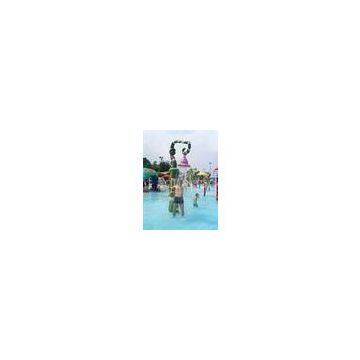 Safe Jellyfish Cartoon Shape Water Spray Park Equipment For Kids , Easy Installation