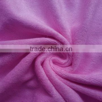 wholesales double sided bamboo fiber terry towelling fabric