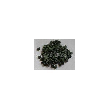 Green color porcelain polishing abrasives media For mass finishing