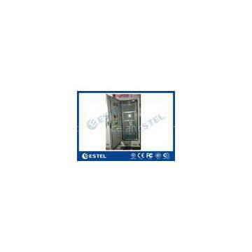 Custom 4 Shelves Outdoor Battery Cabinet Galvanized Steel 5% - 100% Relative Humidity