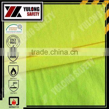 EN11612 EN20471 Fluorescent Yellow Flame Retardant Fabric For Warning Clothing photo-5