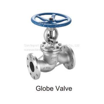 globe valve of asphalt mixing plant and concrete batching plant