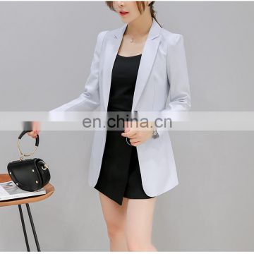 Fashion Spring office ladies Blazer Work Wear Jacket Women Long Sleeves Coat Candy Color Feminino Blazer Ladies Casual Top