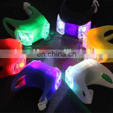 Factory direct price Colorful Silicone bicycle LED light