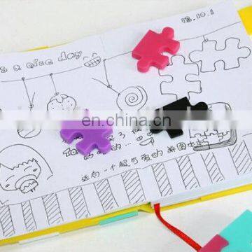 High quality DIY puzzle design durable silicone diary case for A6 size diary