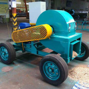 Large Capacity Electrical Motor Wood Crusher Machine High Automation