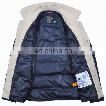 2015 Blue Lapel Collar Corduroy Fabric Men's Suit photo-2