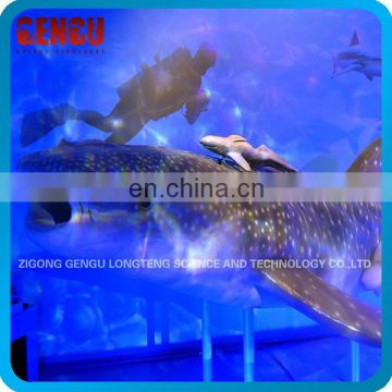 Indoor Playground High Simulation Colarful Shark Model