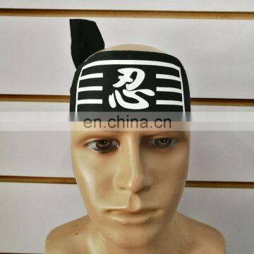 NINJA HEADBANDS BLACK COLOR