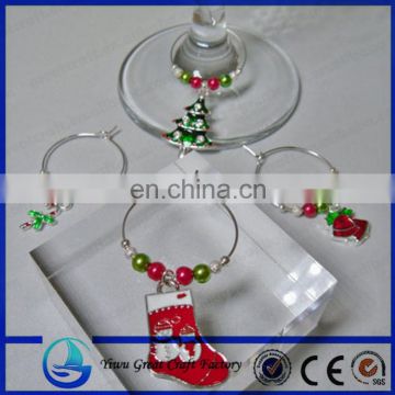 Christmas Wine Glass Mixed Christmas Gifts And Decorations