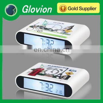 Top quality flip alarm clock printing alarm clock funny alarm clocks