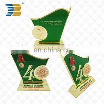 Customized Anniversary Collectables Bright Color Metal Trophy photo-4