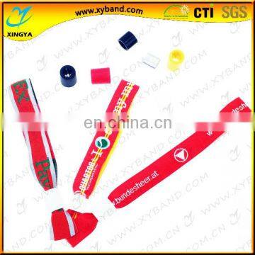 projector new design red woven cloth hotel wristband