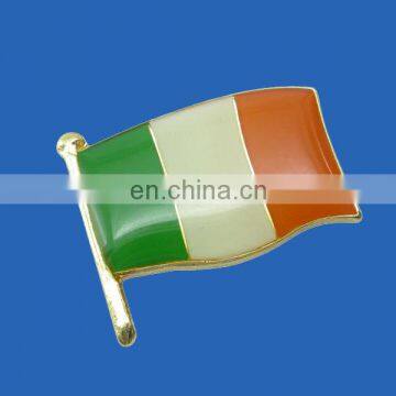 custom print india flag badge with epoxy