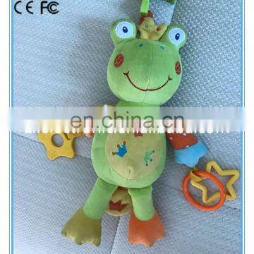 Custom different types animal soft toy key rings with chain