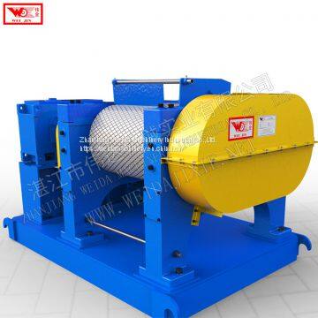 Sheet creping rubber cleaning machine creper