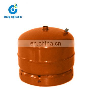 Low Pressure 3kg Steel Camping LPG Cylinder Gas Bottle