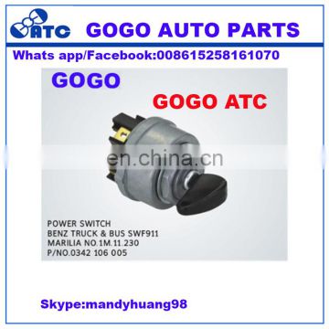 motorcycle universal ignition starter switch 0342 106 005 0342106005 for TRUCK AND BUS SWF 911 MARILIA NO.1M.11.230