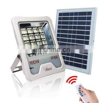 High lumen 50w solar led rechargeable floodlight