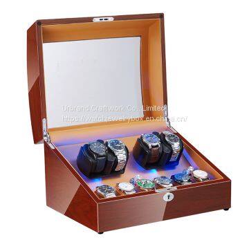 High Quality China Supplier Watch Box Luxury Wooden Case Mens Watch Winder For Sale