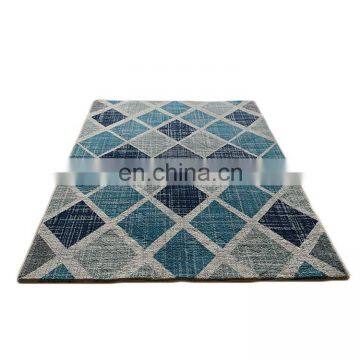 Geometric design 100% polyester 3d shaggy floor hotel room modern carpets rugs