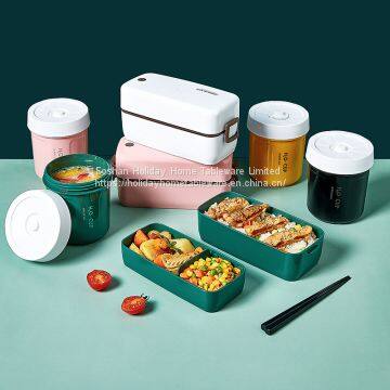 Multilayer portable lunch box