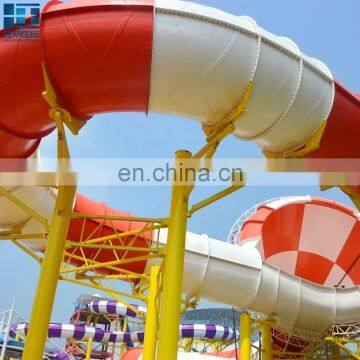 Large Used Pool Equipment Slide Commercial High Amusement Water Slide