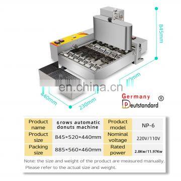 Donuts Maker Food Machine Donut Other Snack Machines With 6 Rows