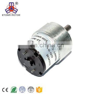 ETONM ET-SGM37G 200rpm 37mm 12V MIcro DC Spur Gear motor