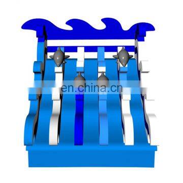 Blue Wave Dolphin Water Slide Outdoor Inflatable Adult Kids Water Slides Backyard For Swimming Pool photo-2