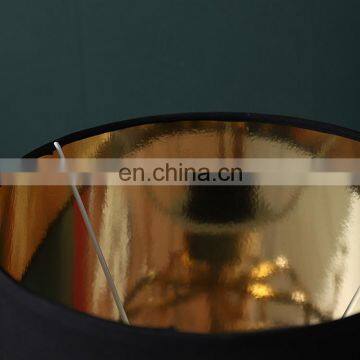 New Arrival Exquisite Metal Base Design Black Cotton Lampshade Modern Bedroom Table Lamp for Hotel photo-4