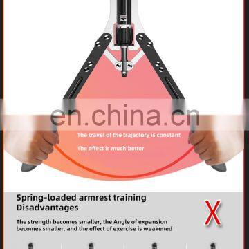 2021 Vivanstar ST6656 Подвижный пружинный ручной гриф, разгибатель грудной клетки, палка для силовых тренировок, оборудование для упражнений на руки photo-2