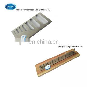 Steel Aggregate Length Gauge / Elongation Gauge / Flakiness Thickness Gauge