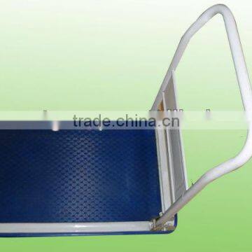 blue antiskid rubber pad foldbale platform hand truck PH301